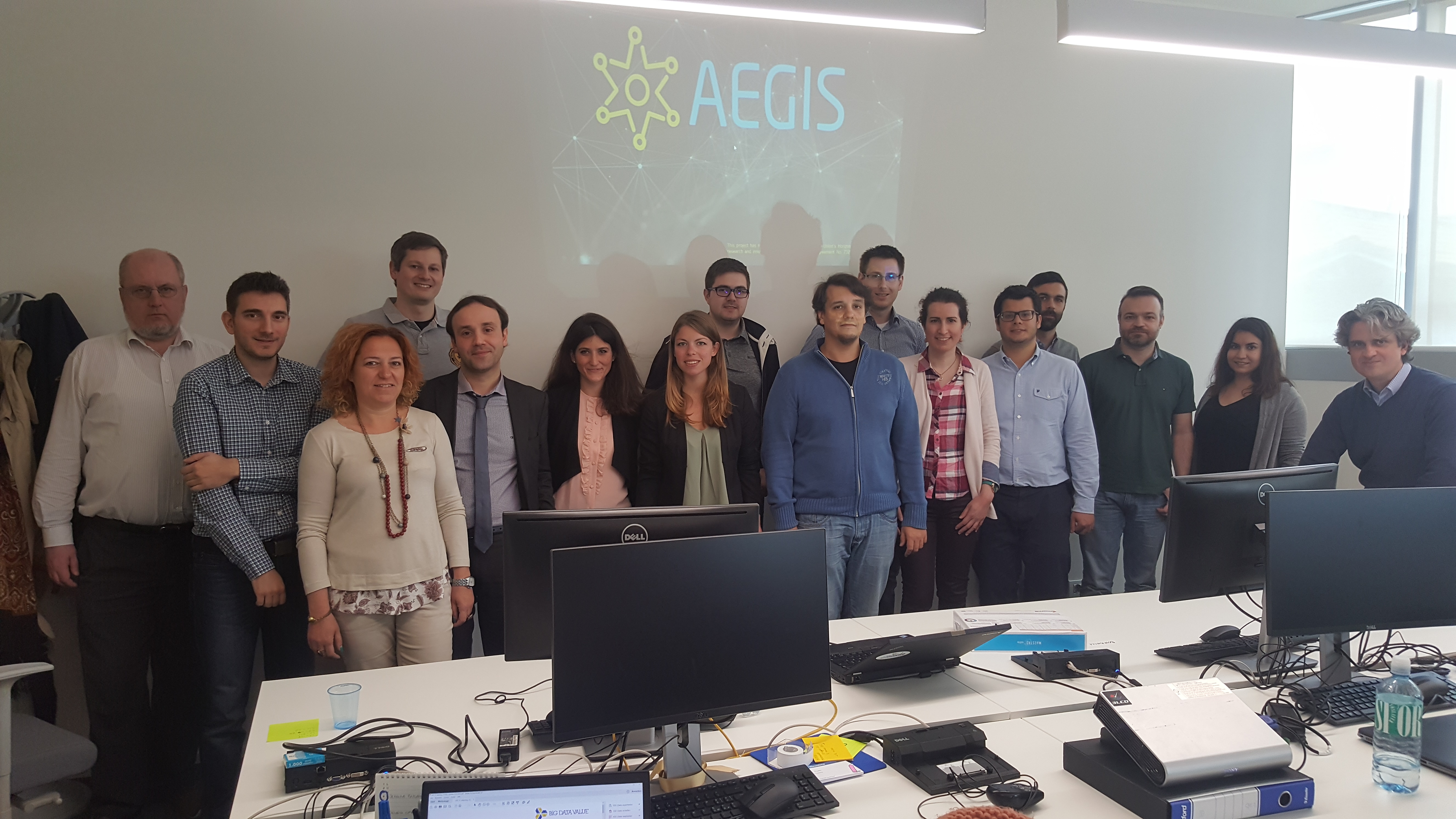 AEGIS Project Team in Milano